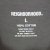 NEIGHBORHOOD ネイバーフッド 21SS 211PCNH-ST12 ZILD C-TEE ジルドロゴ プリント クルーネック 半袖 Tシャツ カットソー チャコール系 L【中古】