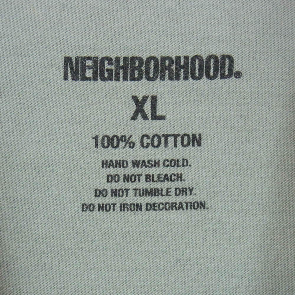 NEIGHBORHOOD ネイバーフッド 22SS 221PCNH-ST13 SQUAD イーグル プリント クルーネック 半袖 Tシャツ カットソー グレー系 XL【中古】