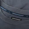 DESCENDANT ディセンダント 24SS 241ATDS-CSM36 HORIZON SS PIGMENT DYE ホライゾン ピグメント加工 ロゴ刺繍 Tシャツ 半袖カットソー ブルー系 3【中古】