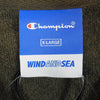 WIND AND SEA ウィンダンシー 24SS WDS-C-CMP-24-Q4-04 × Champion チャンピオン PILE RAGLAN T-SHIRT ロゴ刺繍 ラグランスリーブ パイル地 Tシャツ 半袖カットソー コヨーテ XL【新古品】【未使用】【中古】