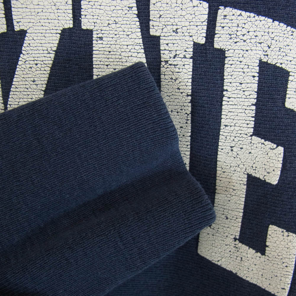 Champion チャンピオン 90s～00s 刺繍タグ VINTAGE ヴィンテージ USA製 REVERSE WEAVE リバースウィーブ スウェット トレーナー ネイビー系 XL【中古】