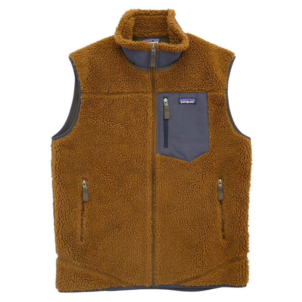 patagonia パタゴニア 24AW 23048 Classic Retro X Vest クラシック レトロ ボア ベスト ブラウン系 L【中古】