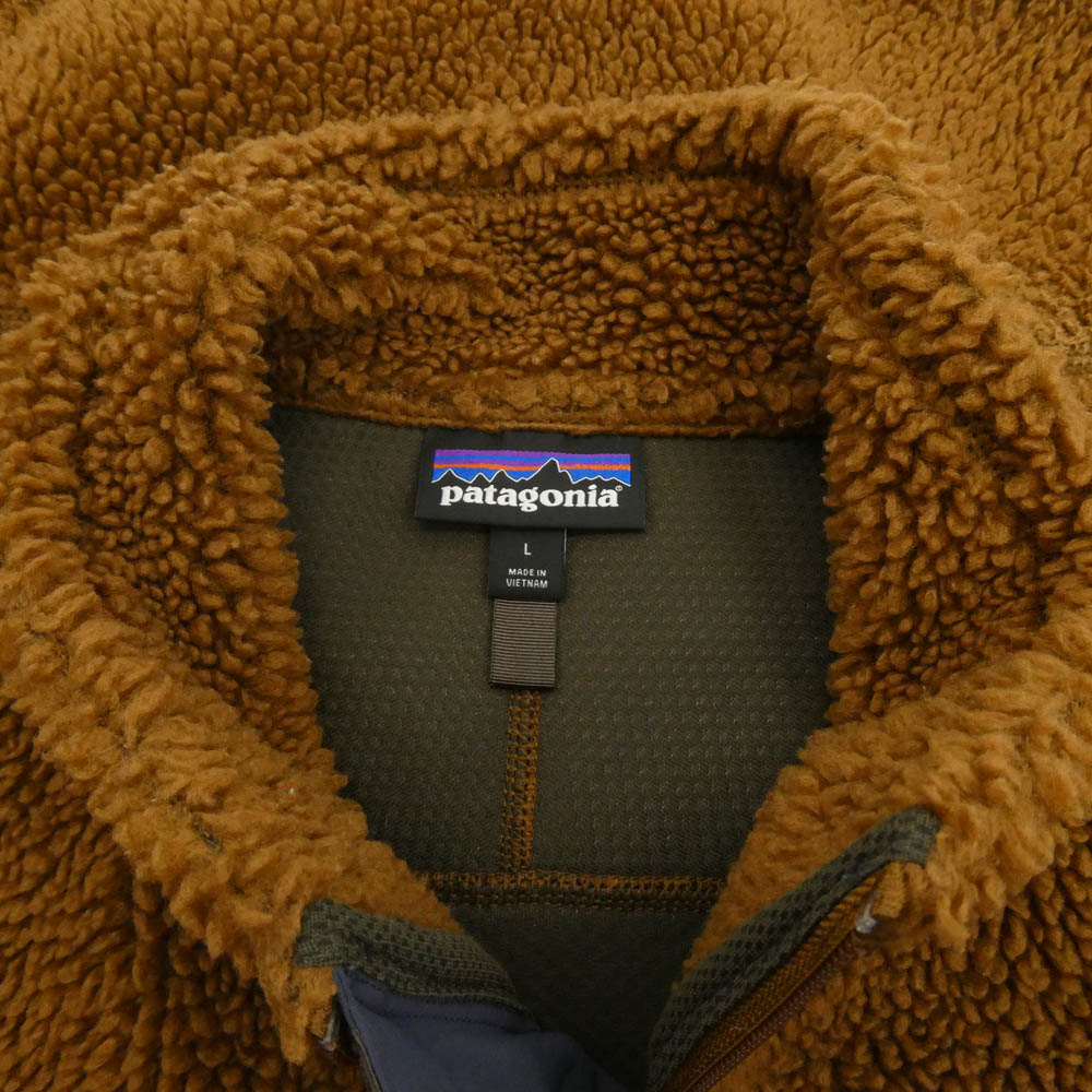 patagonia パタゴニア 24AW 23048 Classic Retro X Vest クラシック レトロ ボア ベスト ブラウン系 L【中古】