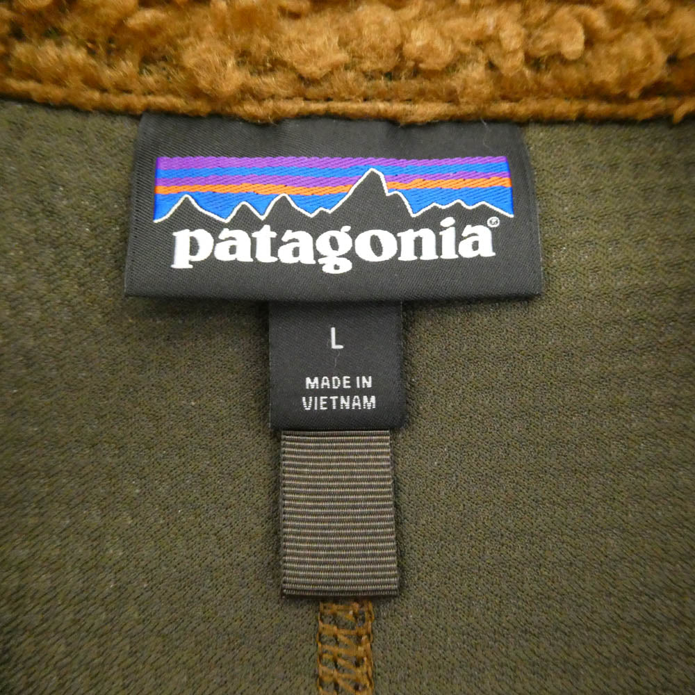 patagonia パタゴニア 24AW 23048 Classic Retro X Vest クラシック レトロ ボア ベスト ブラウン系 L【中古】