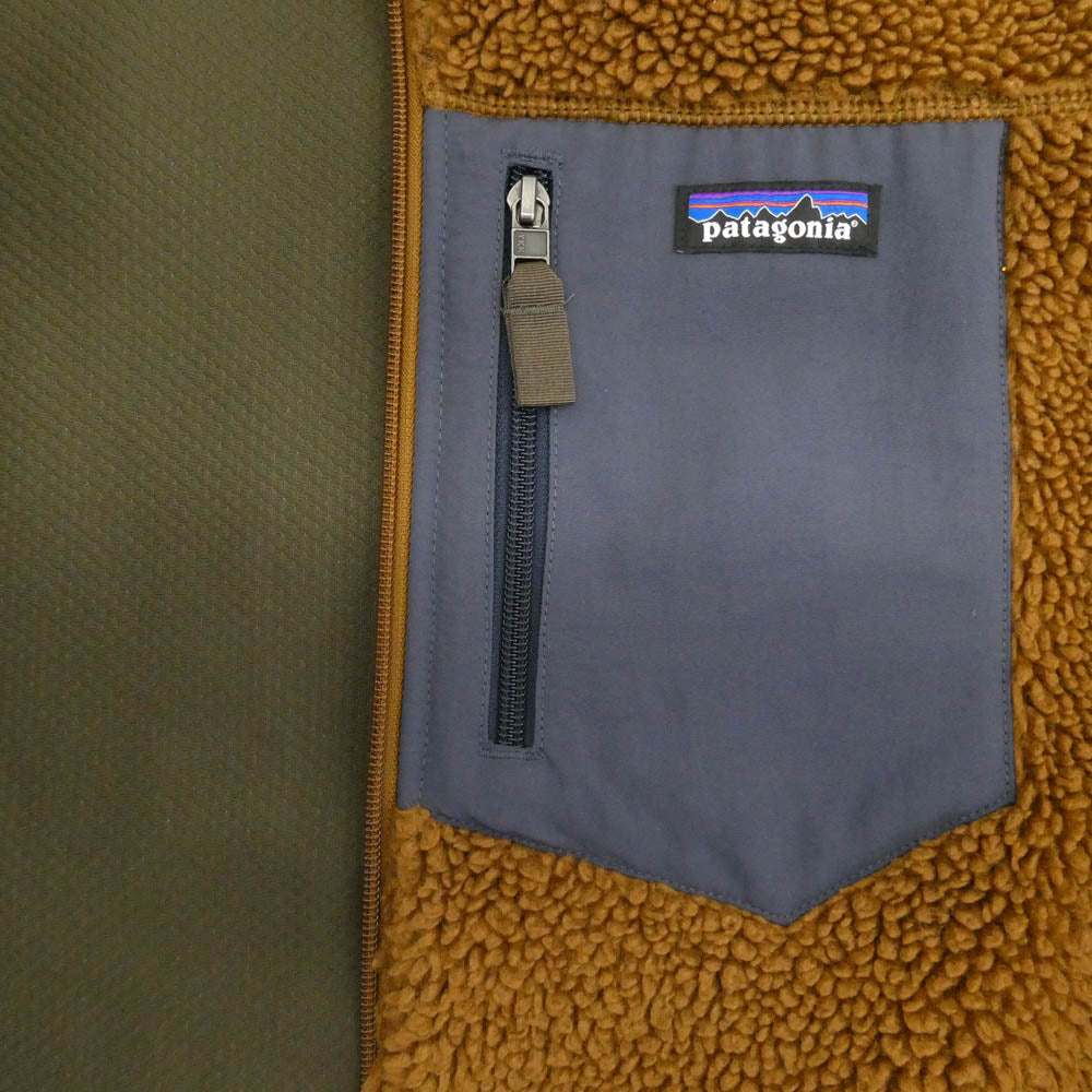patagonia パタゴニア 24AW 23048 Classic Retro X Vest クラシック レトロ ボア ベスト ブラウン系 L【中古】
