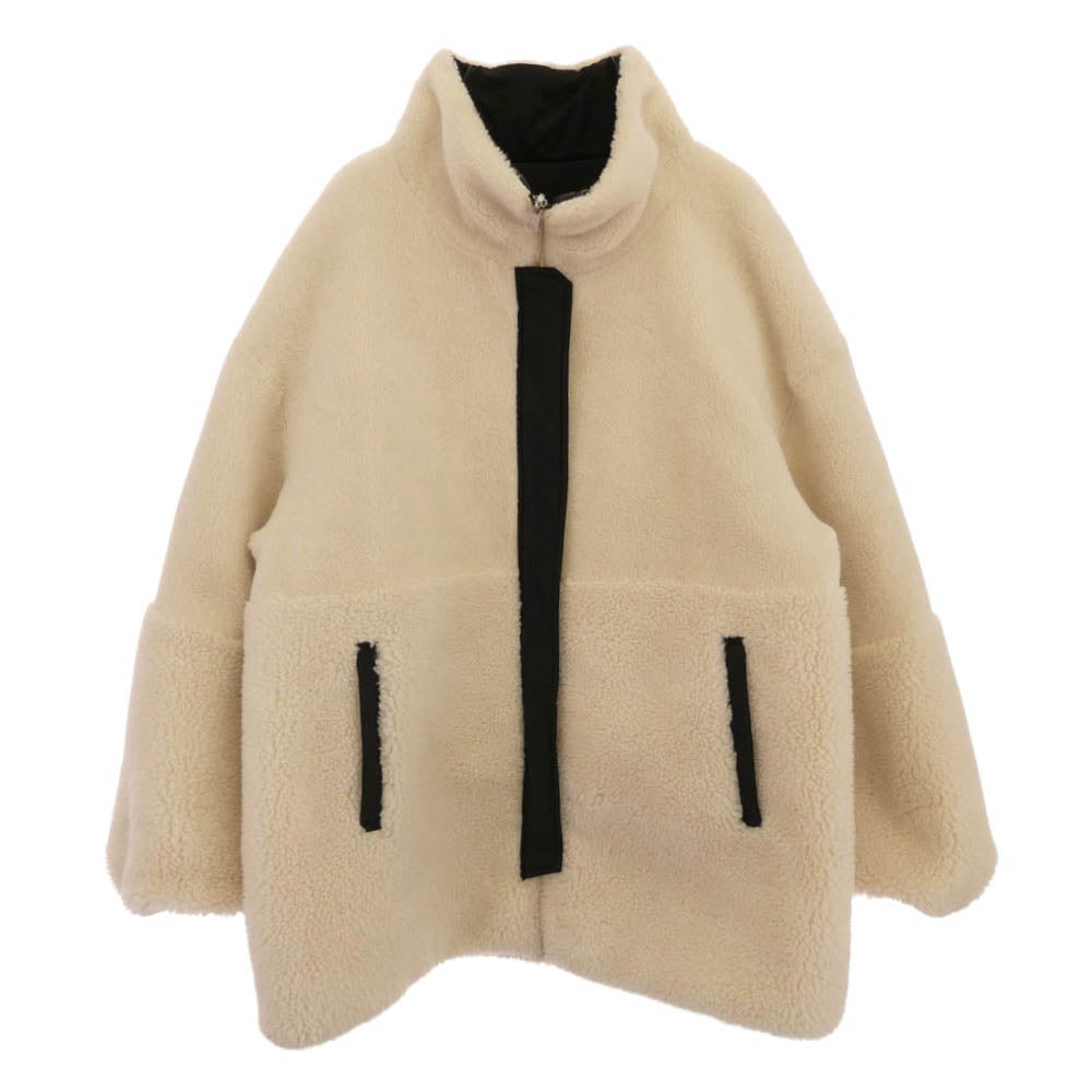 エレンディーク 512360000401-01 リバーシブル ボア フリース パディング コート オフホワイト系 F【中古】