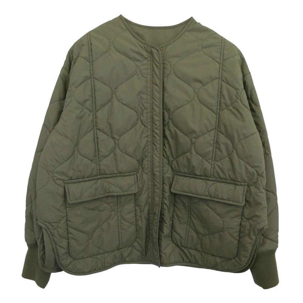 Deuxieme Classe ドゥーズィエムクラス CA22-DEU32 CALUX キャラクス 着脱可能フード付き 2WAY リバーシブル ライナー ジャケット カーキ系 FREE【中古】