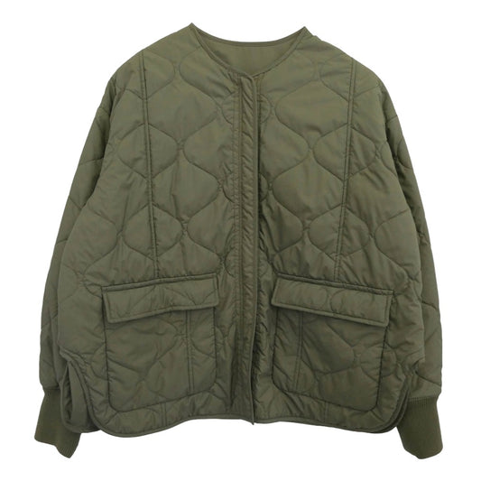 Deuxieme Classe ドゥーズィエムクラス CA22-DEU32 CALUX キャラクス 着脱可能フード付き 2WAY リバーシブル ライナー ジャケット カーキ系 FREE【中古】