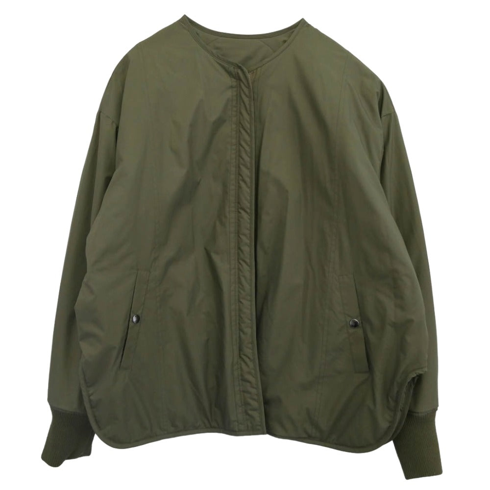 Deuxieme Classe ドゥーズィエムクラス CA22-DEU32 CALUX キャラクス 着脱可能フード付き 2WAY リバーシブル ライナー ジャケット カーキ系 FREE【中古】
