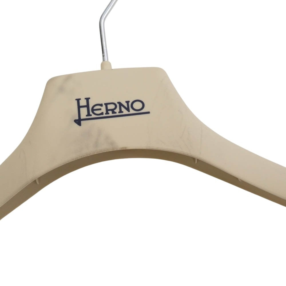 Herno ヘルノ 76270-74334-1 RASO グログランリボン 撥水加工 スタンドカラー ダウンジャケット ブラック系 40【中古】