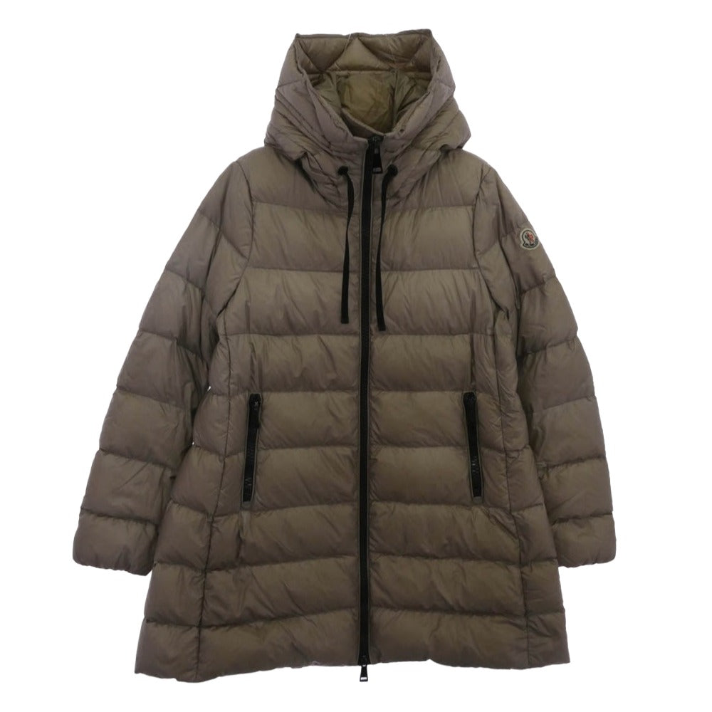 MONCLER モンクレール E20934931949 SUYEN スイエン ダウンコート フーデッド ダウンジャケット ベージュ系【中古】