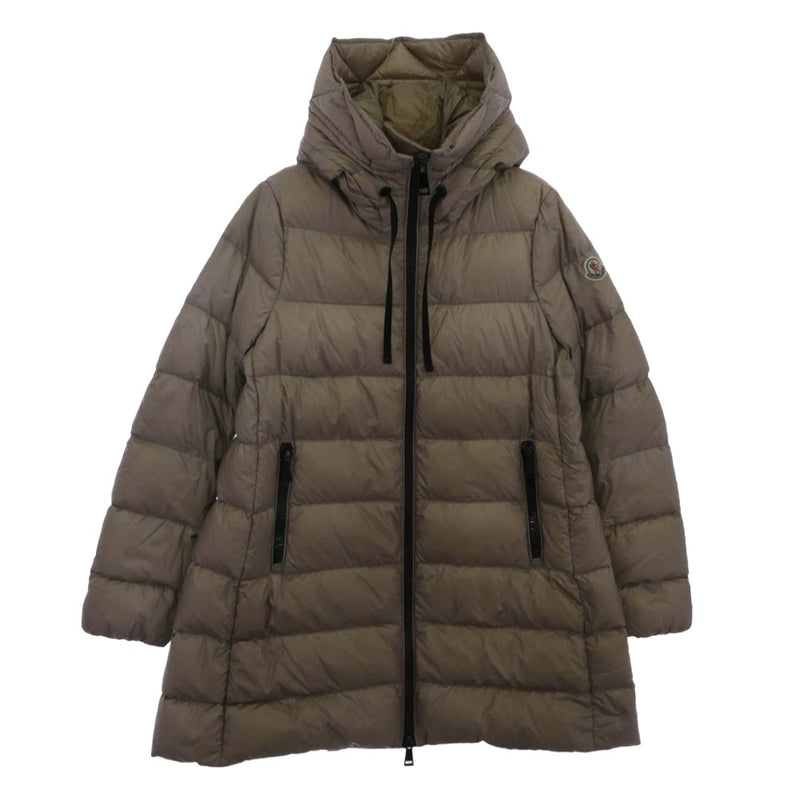 MONCLER モンクレール E20934931949 SUYEN スイエン ダウンコート フーデッド ダウンジャケット ベージュ系【中古】