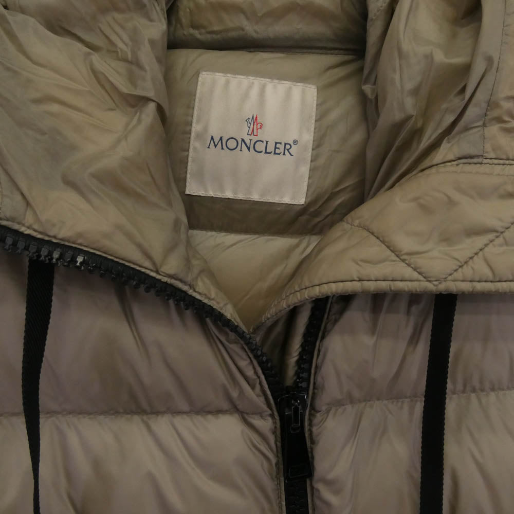 MONCLER モンクレール E20934931949 SUYEN スイエン ダウンコート フーデッド ダウンジャケット ベージュ系【中古】