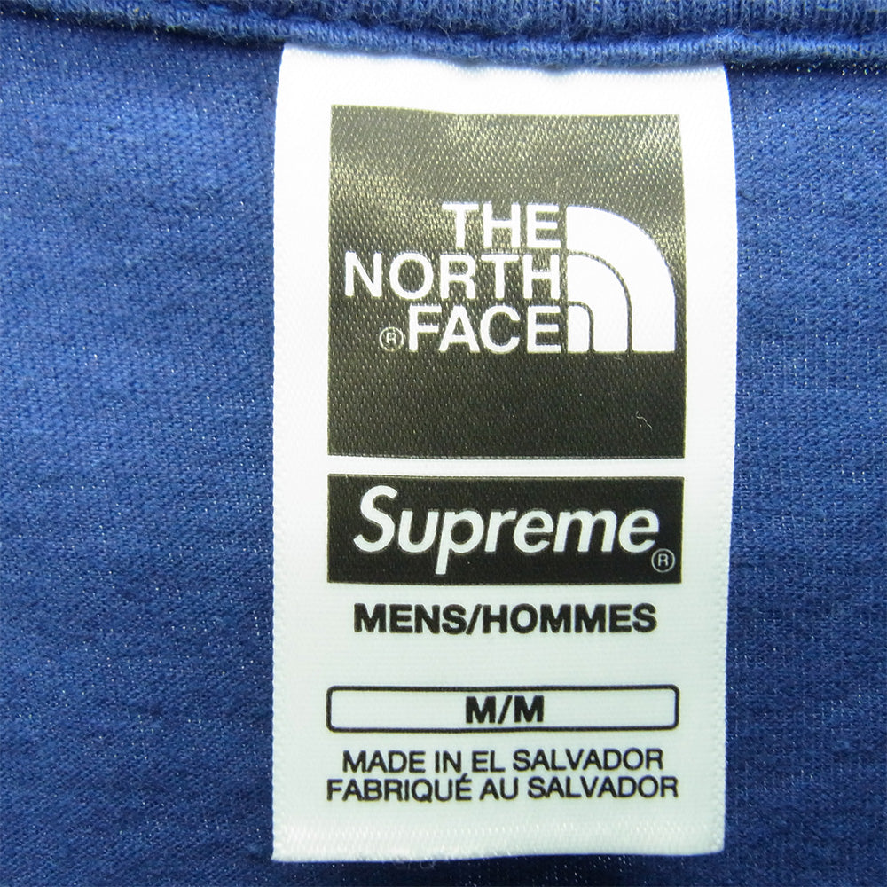 Supreme シュプリーム 23SS Printed Pocket Tee プリント ポケット Tシャツ ブルー系 M【中古】