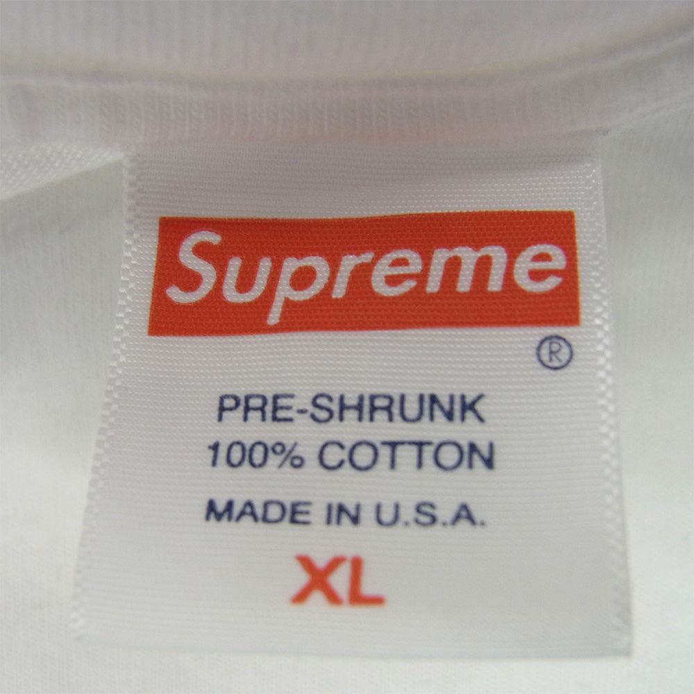 Supreme シュプリーム 21SS Spiral Tee スパイラル Tシャツ ホワイト系 XL【中古】