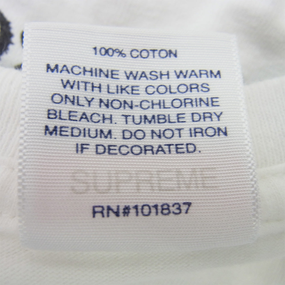 Supreme シュプリーム 21SS Spiral Tee スパイラル Tシャツ ホワイト系 XL【中古】