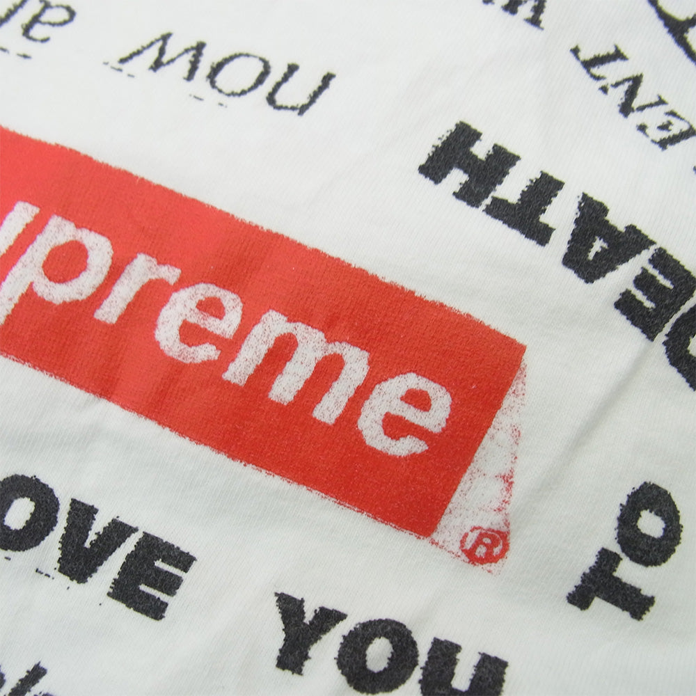 Supreme シュプリーム 21SS Spiral Tee スパイラル Tシャツ ホワイト系 XL【中古】
