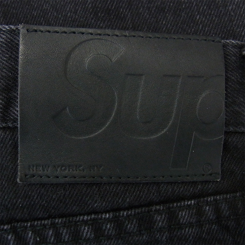 Supreme シュプリーム WOOSTER合同会社 ブラック デニム ジーンズ パンツ ブラック系 S【中古】