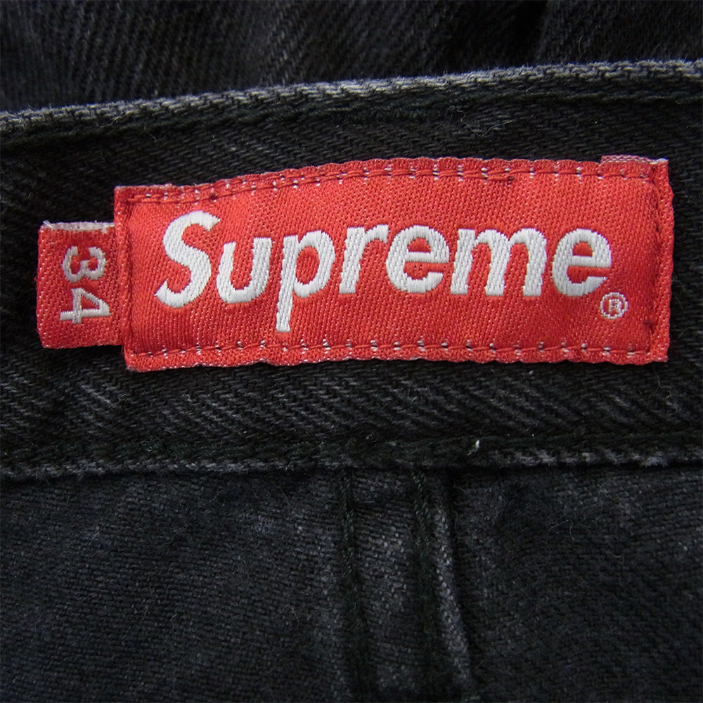 Supreme シュプリーム WOOSTER合同会社 ブラック デニム ジーンズ パンツ ブラック系 S【中古】