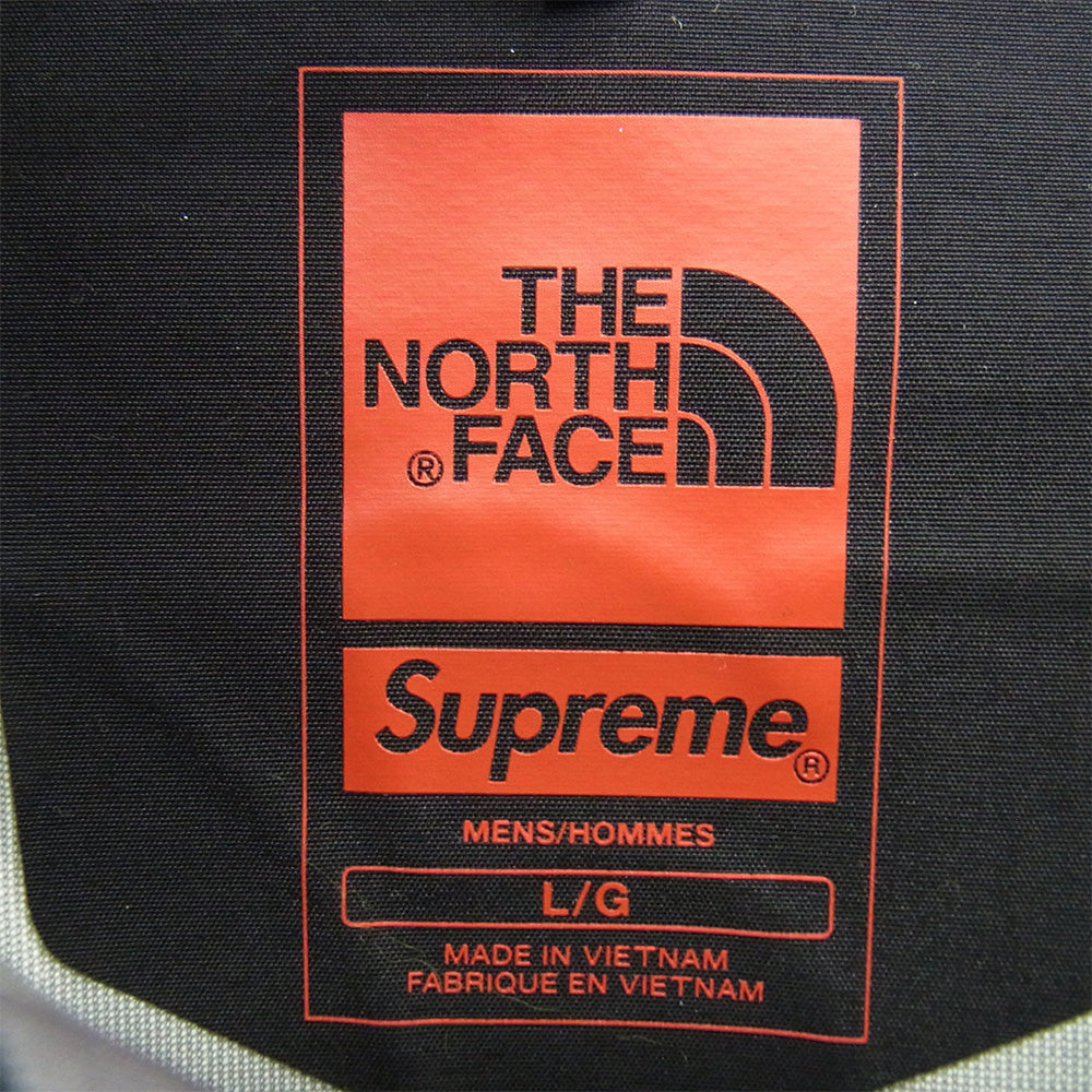 Supreme シュプリーム 22AW NP52207I The North Face Taped Seam Shell Jacket Yellow ザノースフェイス テープド シーム シェル ジャケット マウンテンパーカー ブラック系 イエロー系 L【中古】