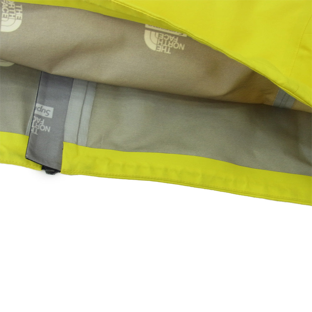Supreme シュプリーム 22AW NP52207I The North Face Taped Seam Shell Jacket Yellow ザノースフェイス テープド シーム シェル ジャケット マウンテンパーカー ブラック系 イエロー系 L【中古】