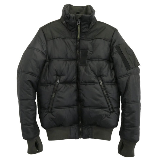 G-STAR ジースター 82552F Whistler Hooded Bomber ウィスラー フーデッド ボンバー ジャケット ブラック系 S【中古】