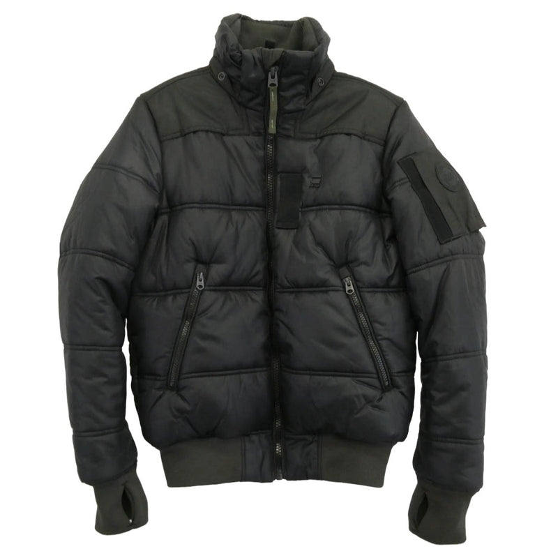 G-STAR ジースター 82552F Whistler Hooded Bomber ウィスラー フーデッド ボンバー ジャケット ブラック系 S【中古】