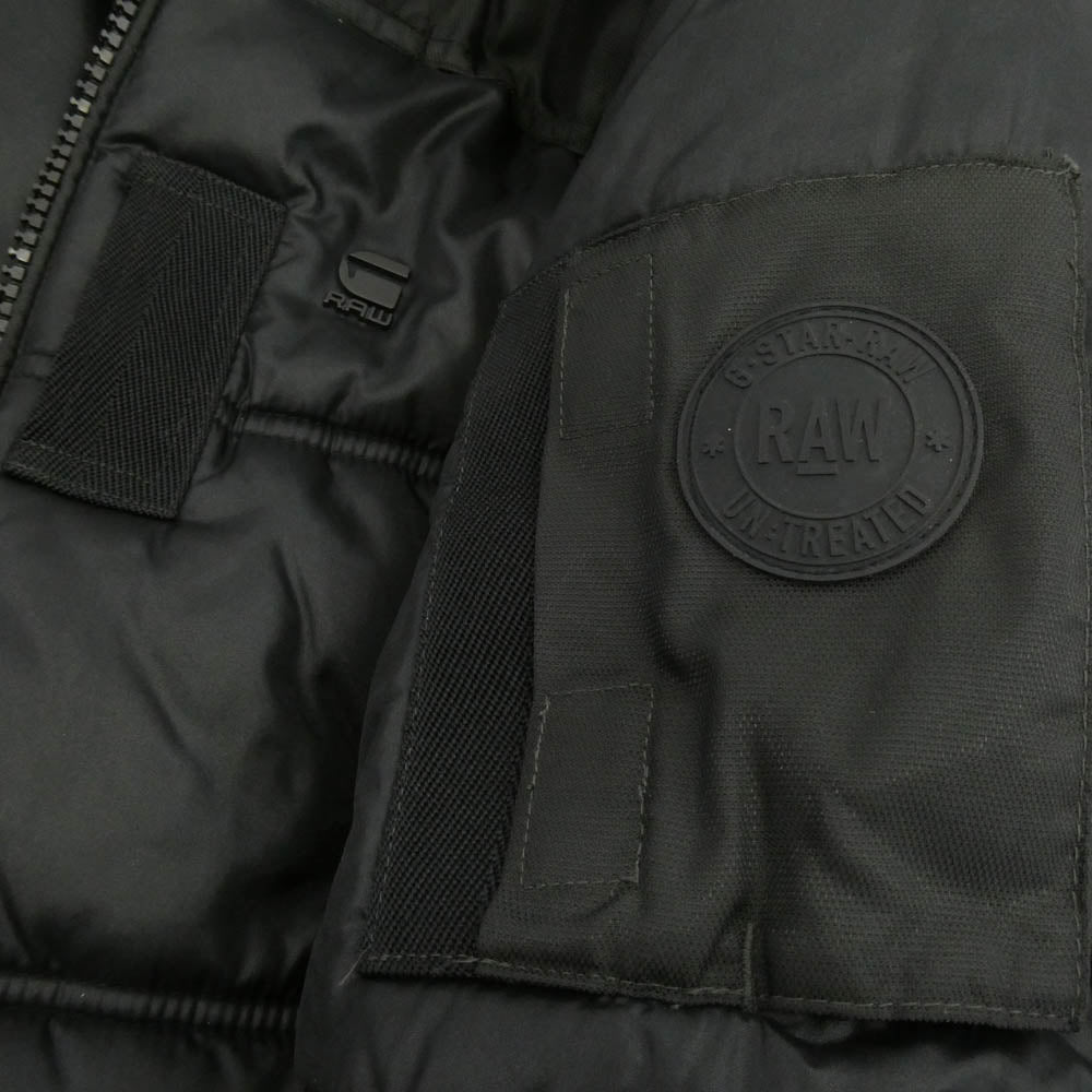 G-STAR ジースター 82552F Whistler Hooded Bomber ウィスラー フーデッド ボンバー ジャケット ブラック系 S【中古】