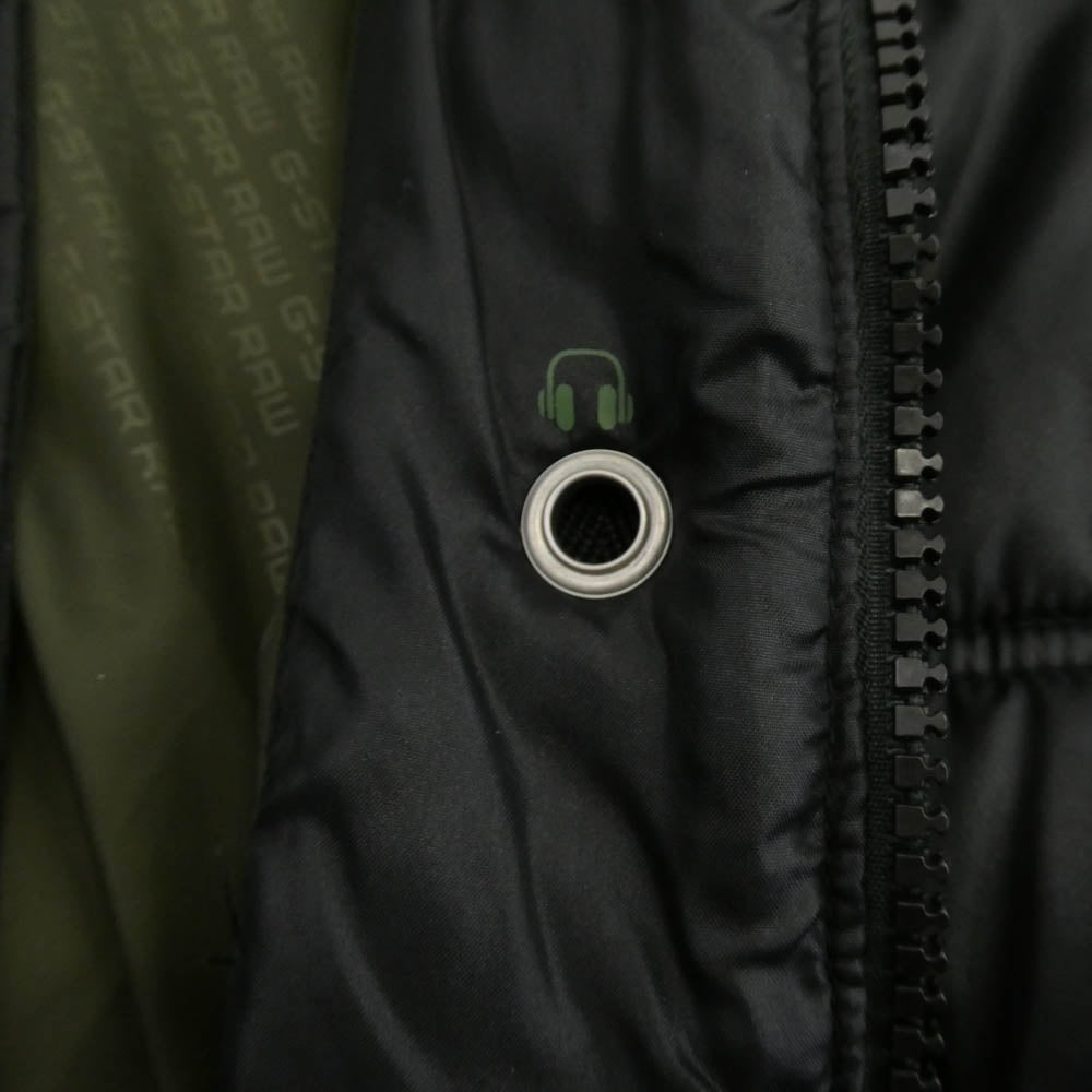 G-STAR ジースター 82552F Whistler Hooded Bomber ウィスラー フーデッド ボンバー ジャケット ブラック系 S【中古】