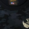 VANSON バンソン フライングスター プリント 半袖 Tシャツ ブラック系 L【中古】