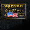 VANSON バンソン フライングスター プリント 半袖 Tシャツ ブラック系 L【中古】