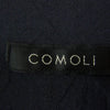 COMOLI コモリ 22SS V01-02023 ウール シルク 半袖 スキッパーシャツ ネイビー系 3【中古】