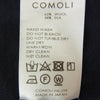 COMOLI コモリ 22SS V01-02023 ウール シルク 半袖 スキッパーシャツ ネイビー系 3【中古】