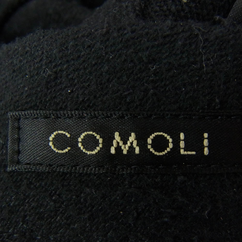 COMOLI コモリ 25SS B01-07003 シルクネップ キャップ 帽子 ブラック系【中古】