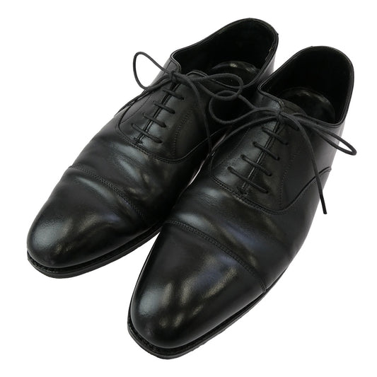 CROCKETT&JONES クロケットアンドジョーンズ 9447 AUDLRY オードリー ストレートチップ レザー シューズ ブラック系 7.5【中古】