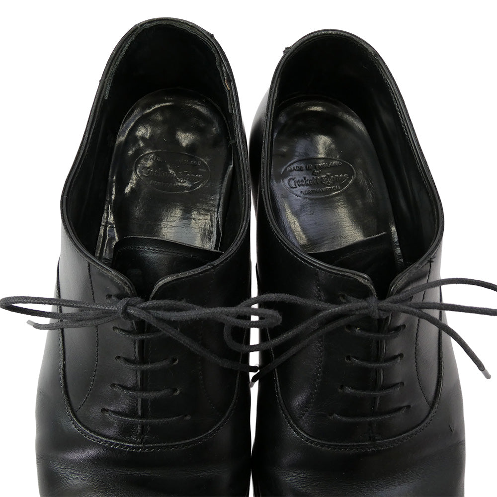 CROCKETT&JONES クロケットアンドジョーンズ 9447 AUDLRY オードリー ストレートチップ レザー シューズ ブラック系 7.5【中古】