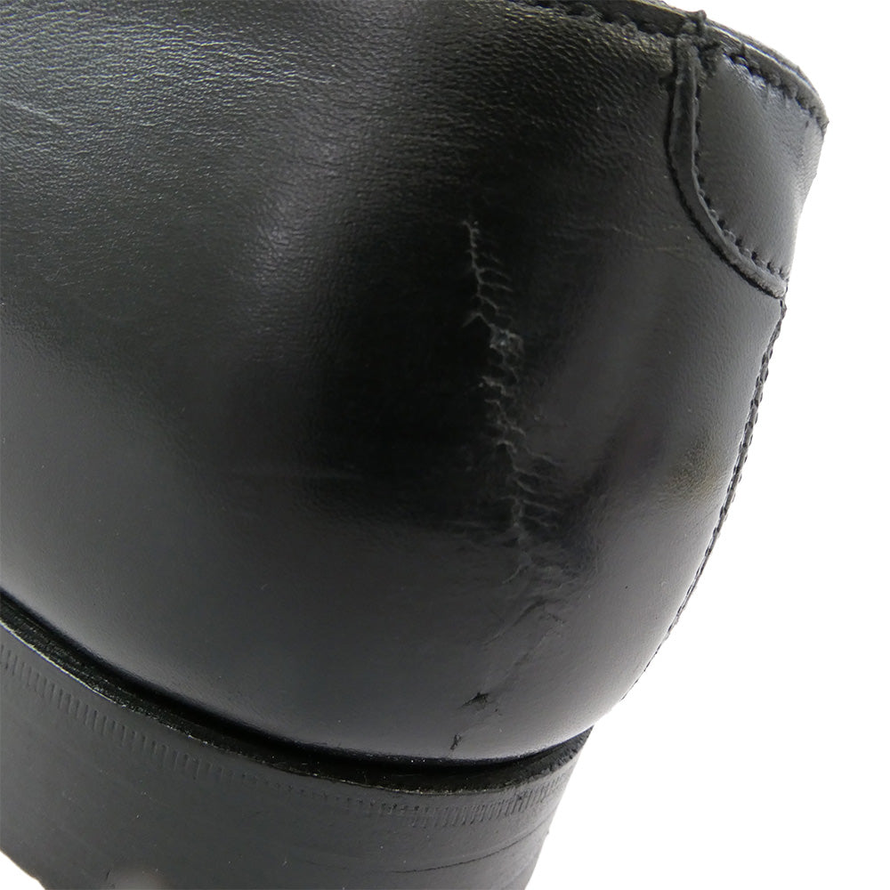 CROCKETT&JONES クロケットアンドジョーンズ 9447 AUDLRY オードリー ストレートチップ レザー シューズ ブラック系 7.5【中古】