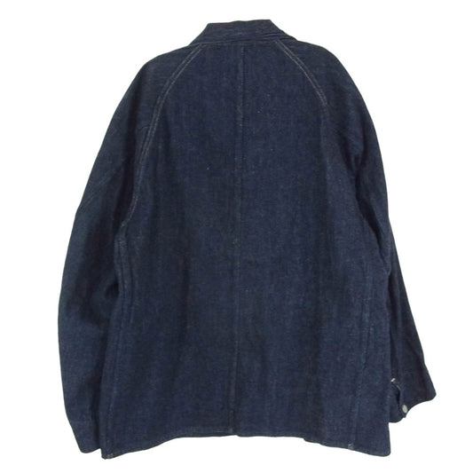 COMOLI コモリ 23AW Y03-01002 デニム カバーオール ワーク ジャケット インディゴブルー系 3【中古】