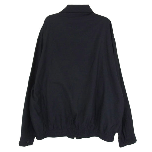 COMOLI コモリ 24SS A03-01003 ウール シルク スイングトップ ジャケット ダークネイビー系 3【中古】