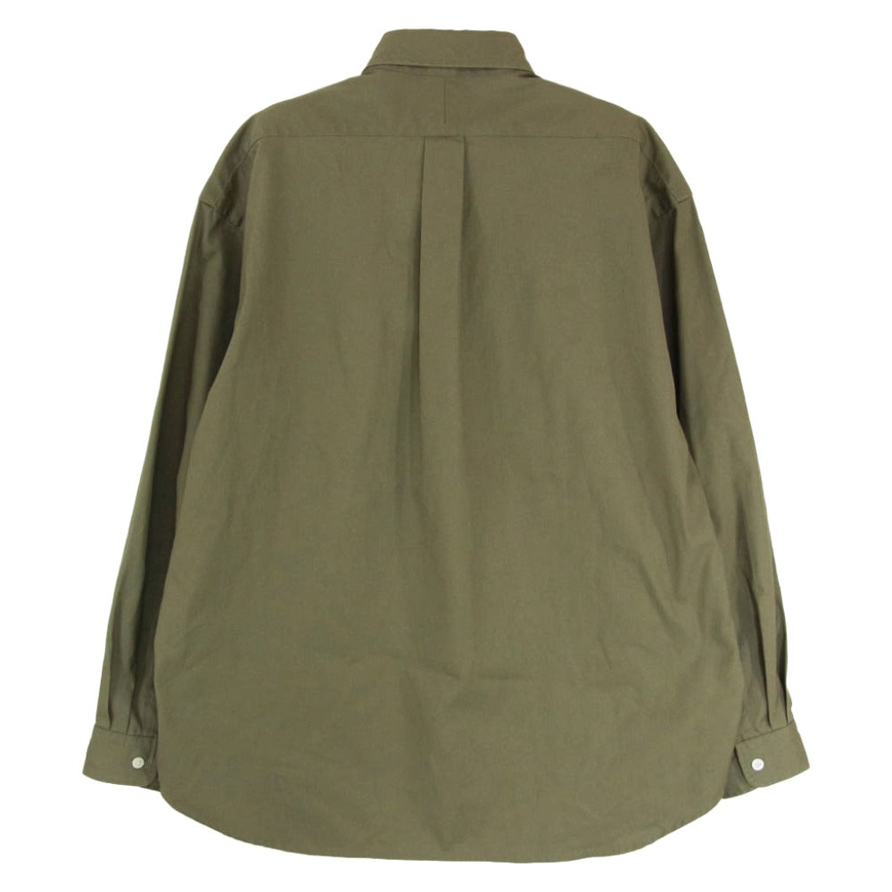 THE NORTH FACE ノースフェイス NR12450 L/S HALF DOME SHIRT ハーフ ドーム シャツ 長袖シャツ カーキ系 S【中古】