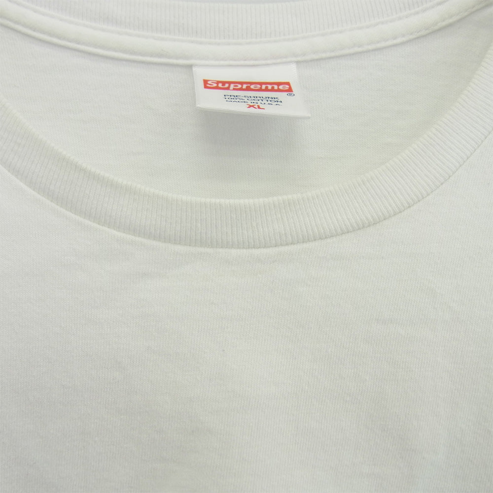 Supreme シュプリーム 22SS Still Talking Tee スティルトーキング 半袖 Tシャツ ホワイト系 XL【中古】