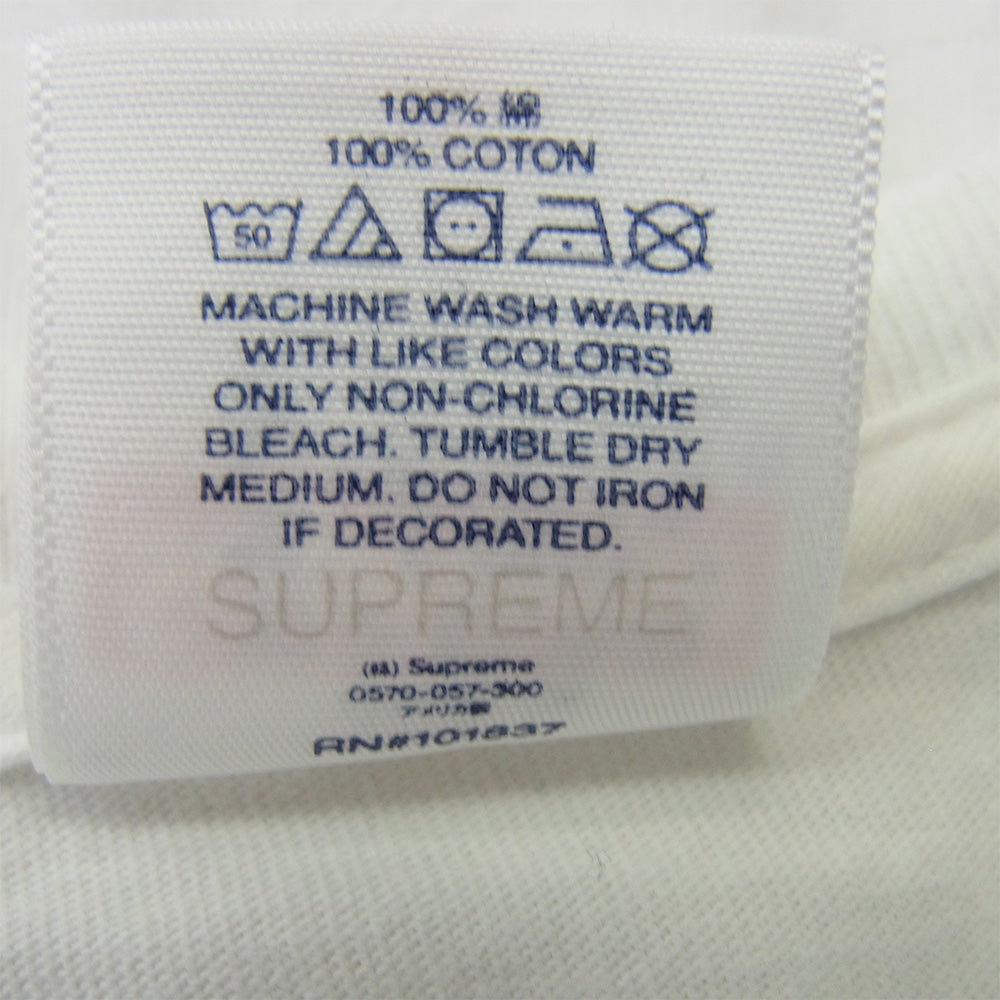 Supreme シュプリーム 22SS Still Talking Tee スティルトーキング 半袖 Tシャツ ホワイト系 XL【中古】