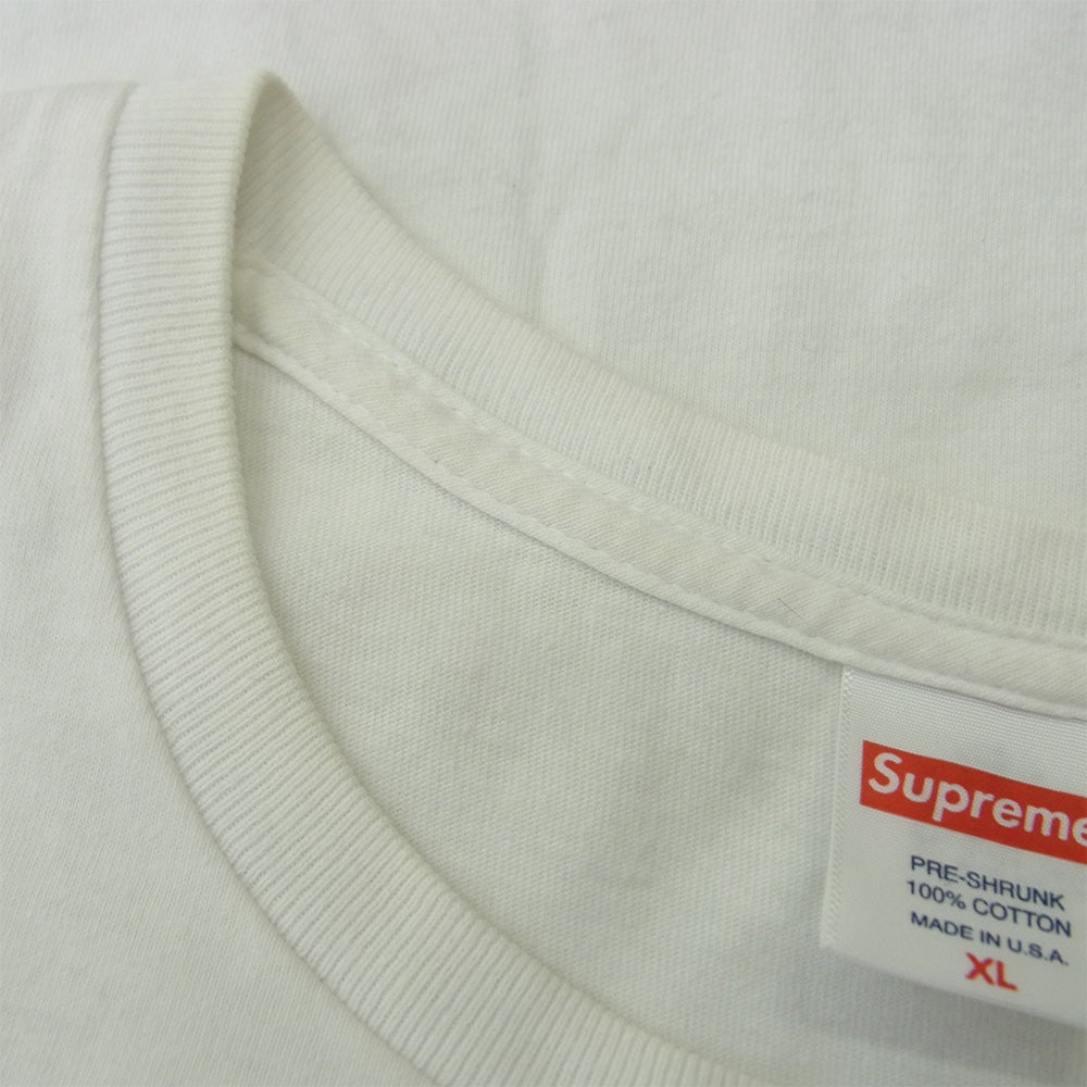 Supreme シュプリーム 22SS Still Talking Tee スティルトーキング 半袖 Tシャツ ホワイト系 XL【中古】