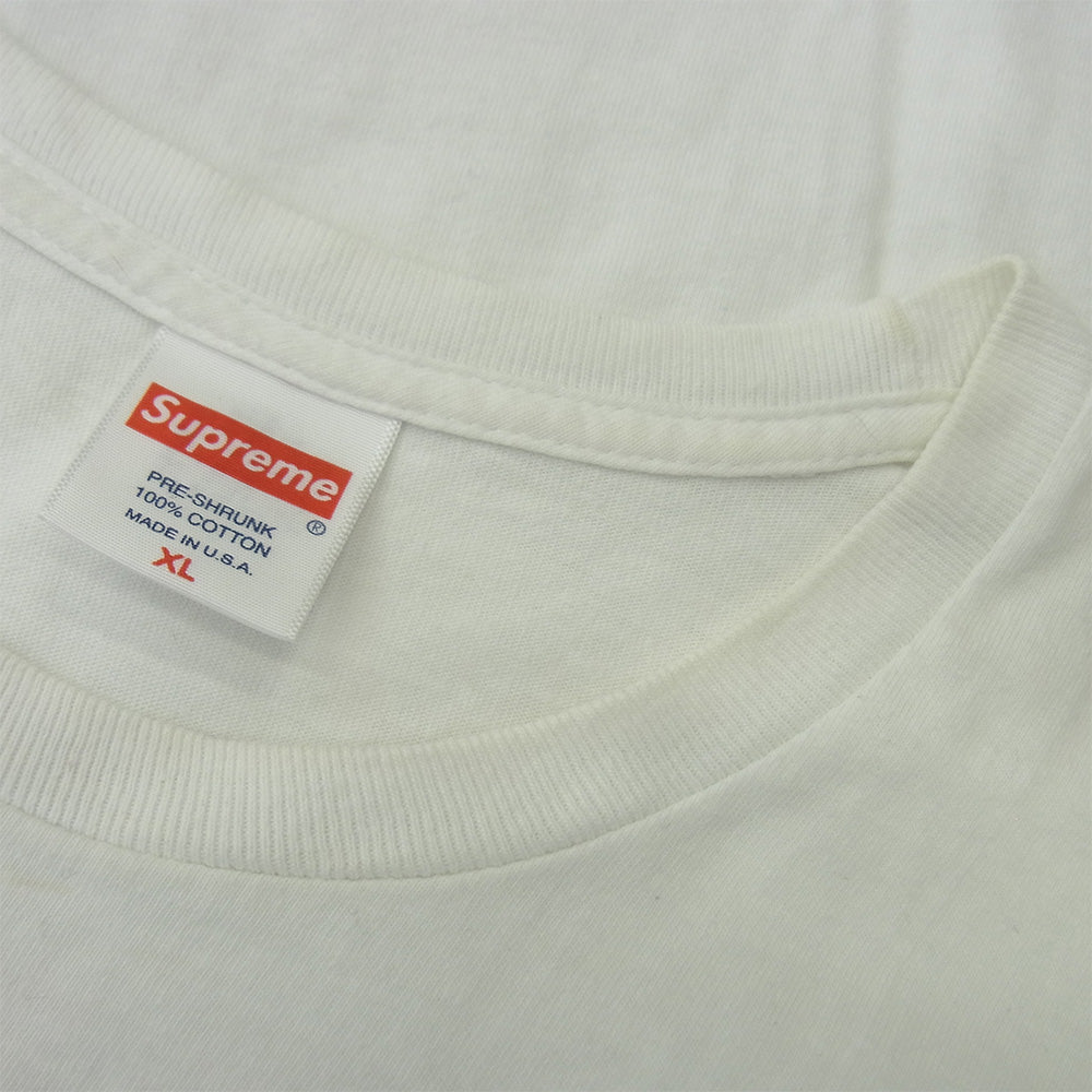 Supreme シュプリーム 22SS Still Talking Tee スティルトーキング 半袖 Tシャツ ホワイト系 XL【中古】