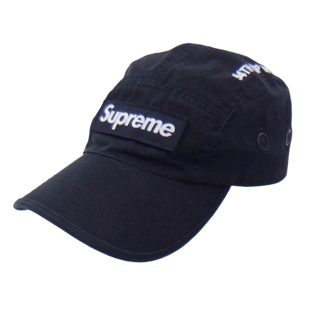 Supreme シュプリーム 21AW Military Camp Cap ミリタリー キャンプ キャップ ブラック系【中古】