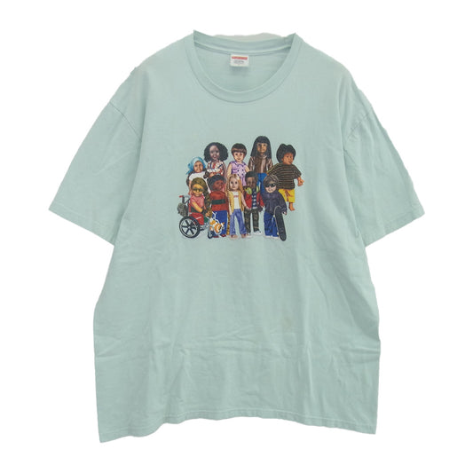 Supreme シュプリーム 23SS Children Tee チルドレン 半袖 Tシャツ ライトブルー系 L【中古】
