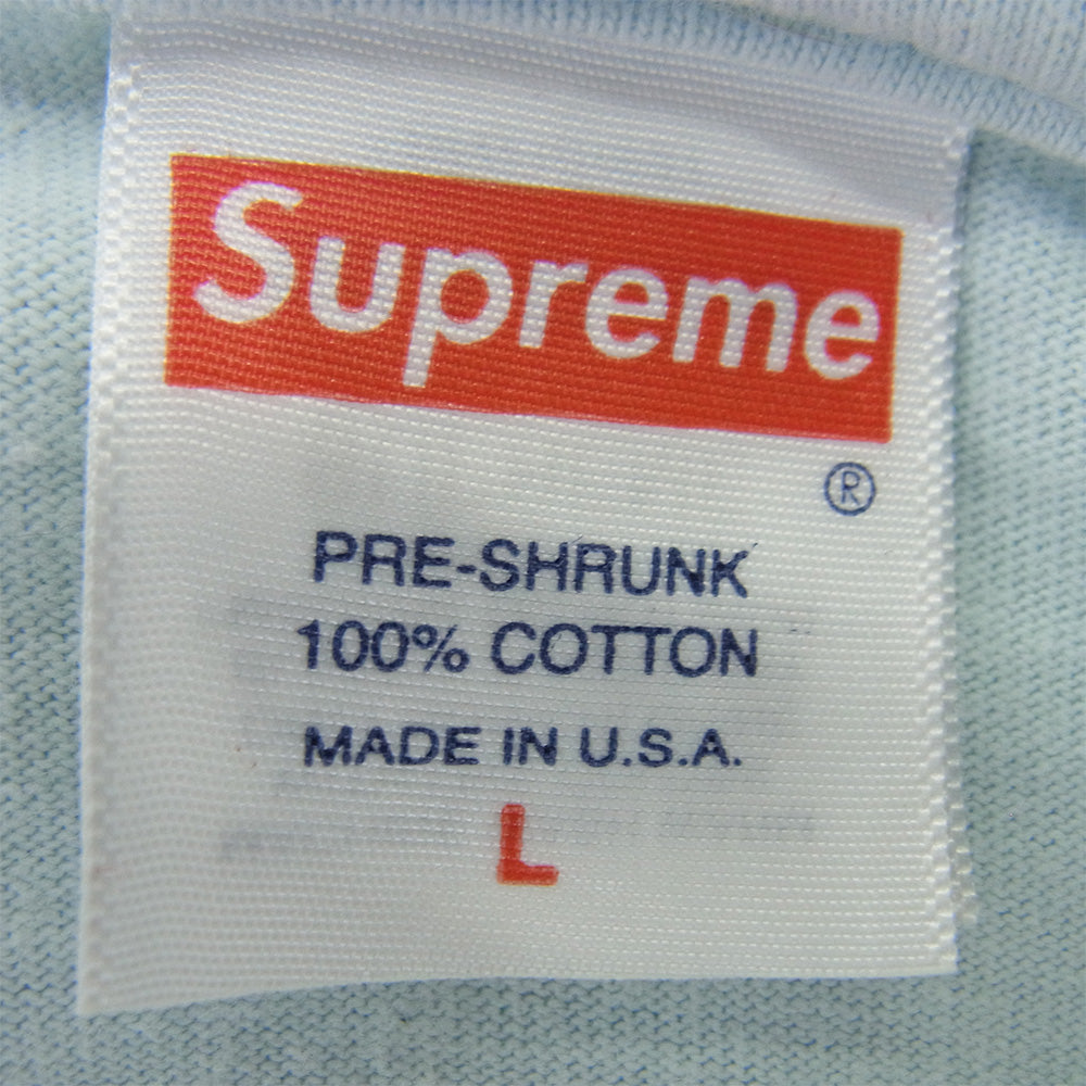 Supreme シュプリーム 23SS Children Tee チルドレン 半袖 Tシャツ ライトブルー系 L【中古】