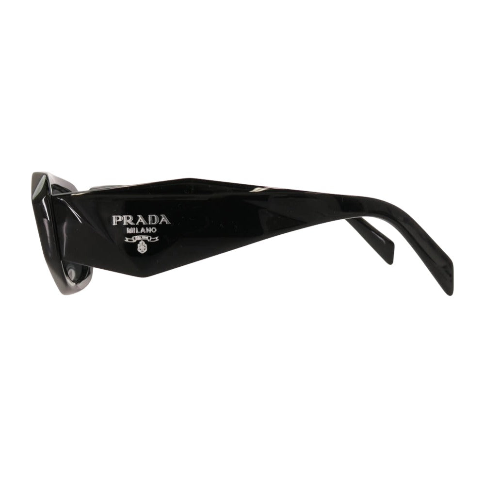 PRADA プラダ SPR 17W シンボル スクエア アイウェア サングラス ブラック系 49□20　145【中古】