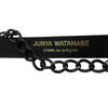 JUNYA WATANABE COMME des GARCONS ジュンヤワタナベコムデギャルソン chain belt エナメルレザー チェーン ロング ベルト ブラック系【中古】