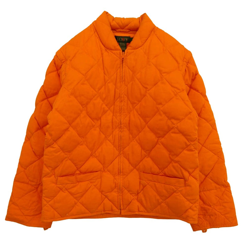 J.CREW ジェイクルー キルティング 中綿ジャケット オレンジ系 M【中古】